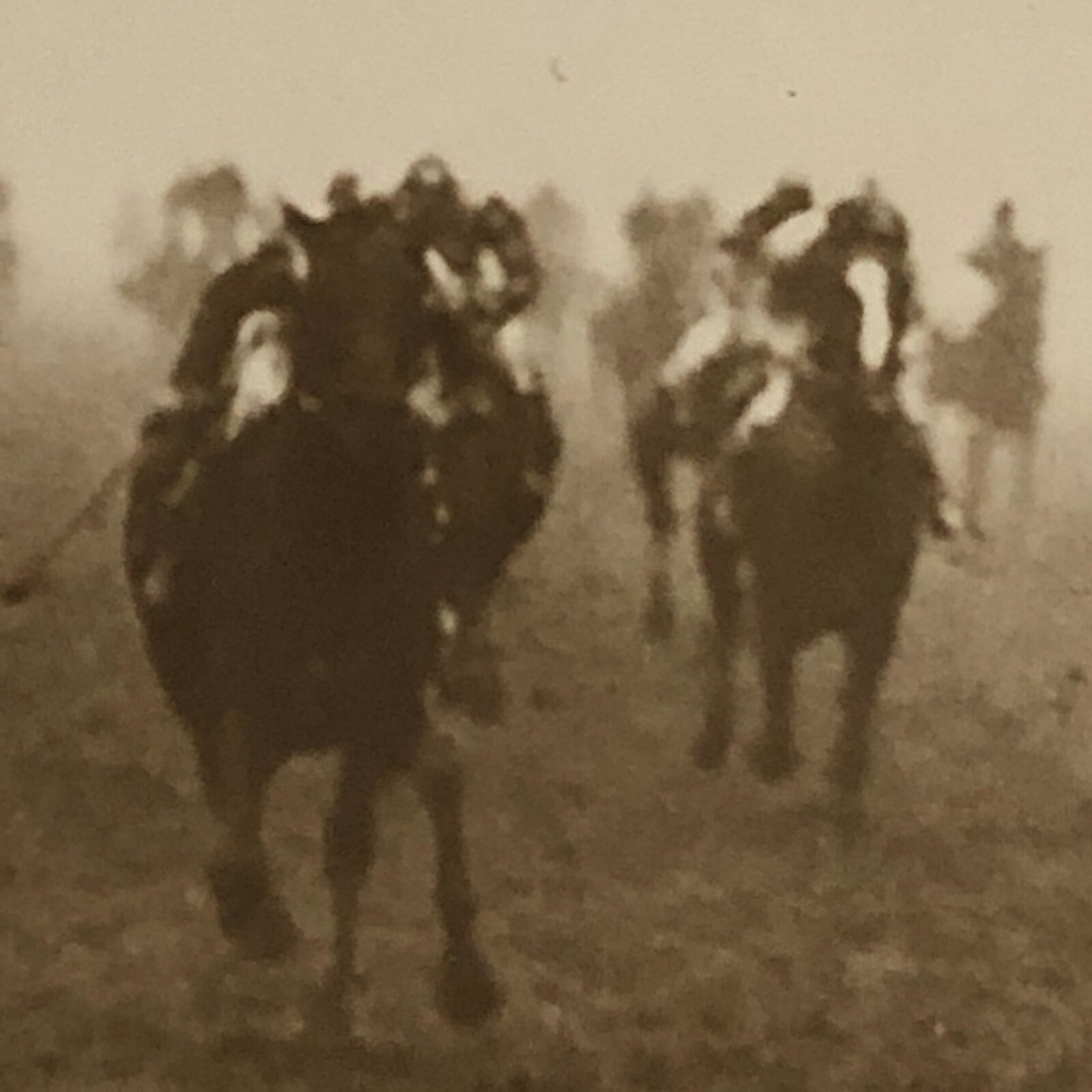 Press Photo Photograph Manchester Horse Racing Race Underwood & Underwood Photo