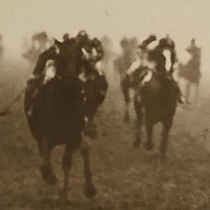 Press Photo Photograph Manchester Horse Racing Race Underwood & Underwood Photo