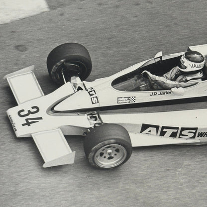 Jean Pierre Jarier JP Jarier Vintage Racing Photo Photograph Print Werner Eisele