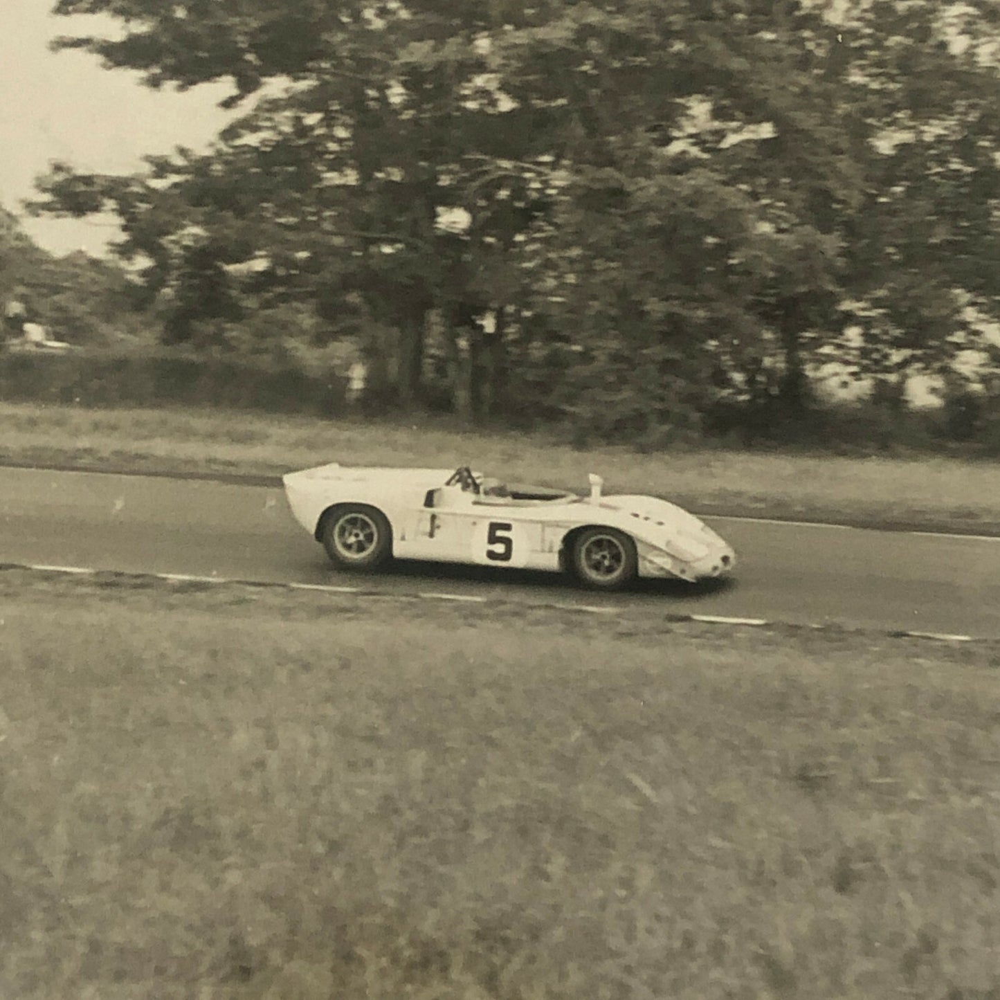 Vintage Racing Car Photo Photograph Can AM CanAM Unidentified