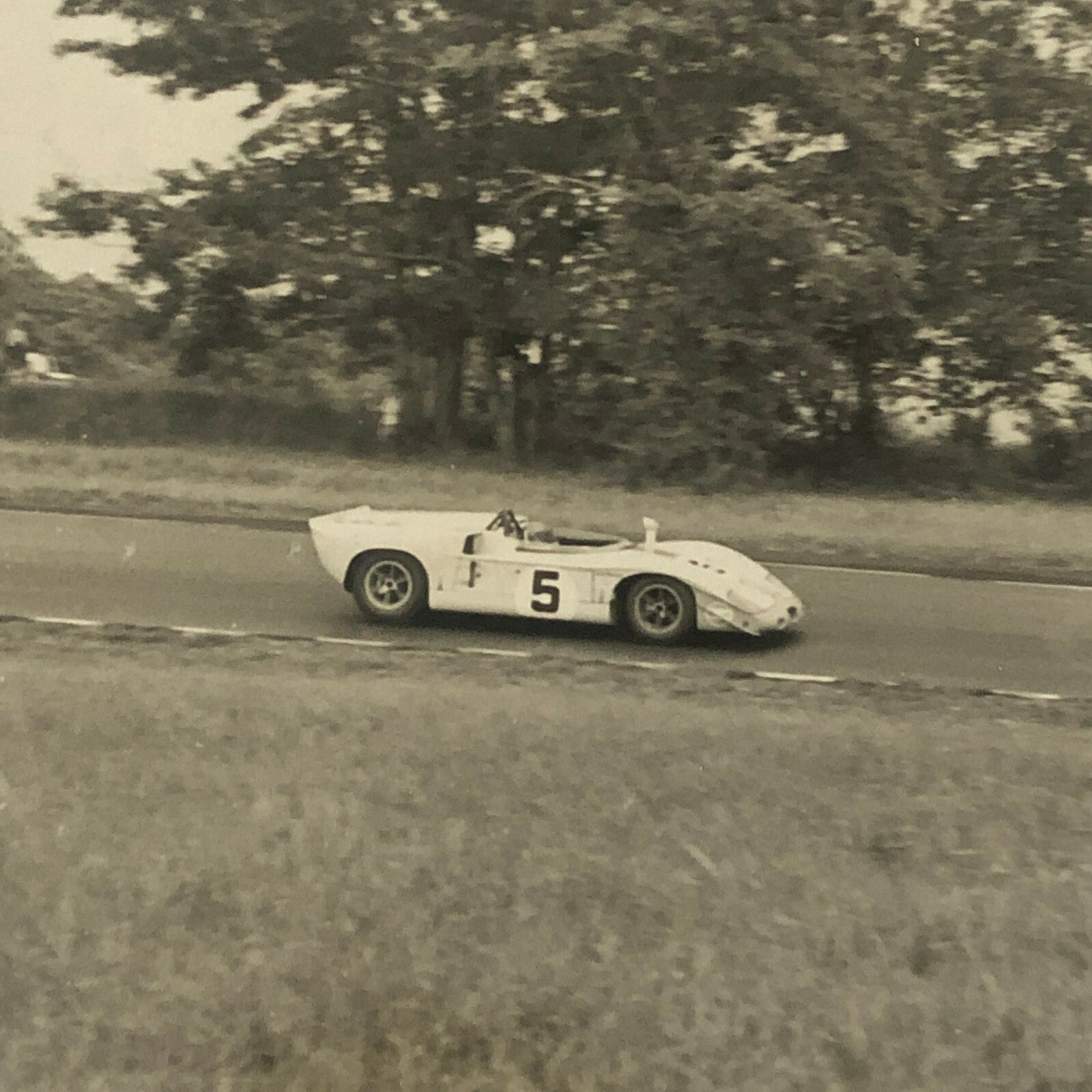 Vintage Racing Car Photo Photograph Can AM CanAM Unidentified