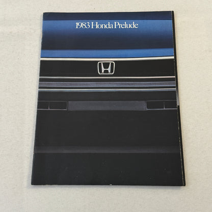 1983 Honda Prelude Car Sales Brochure Catalog Advertising