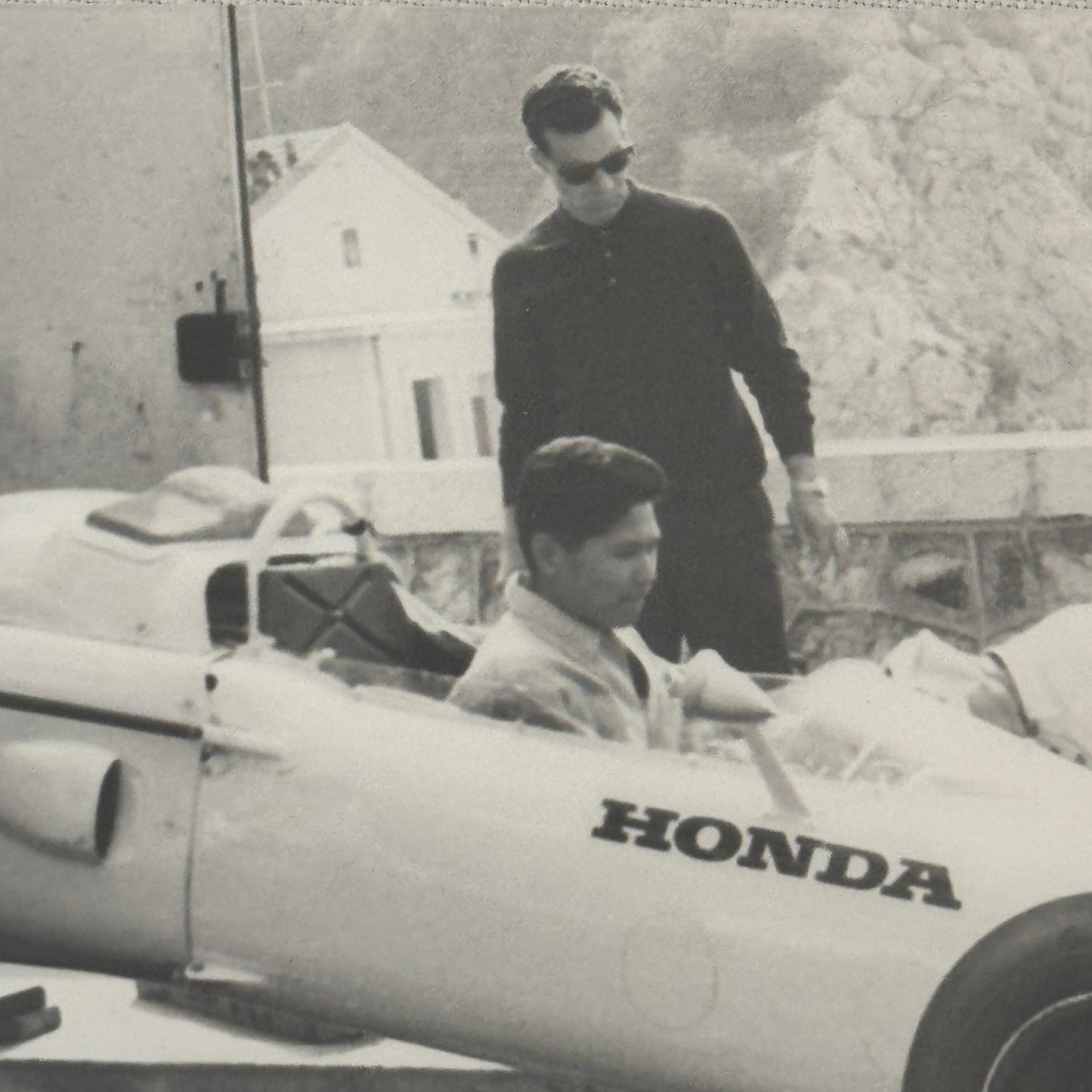 Vintage Honda Racing Photo Photograph Car Motorsport Modern Print