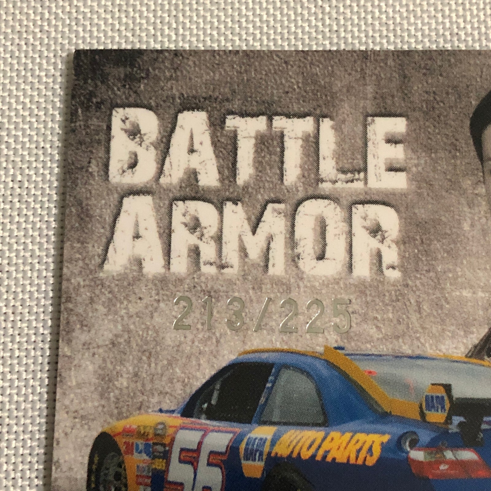 2010 Press Pass Martin Truex Jr Battle Armor Race Sheet Metal Relic Card /225