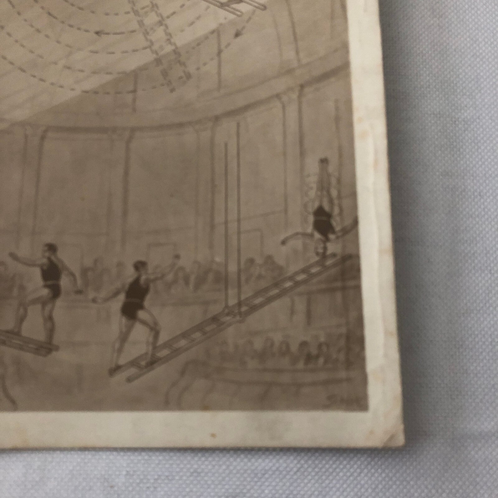 Circus Acrobatic Acrobat Act Postcard Post Card Vintage Jrmaos Jberios