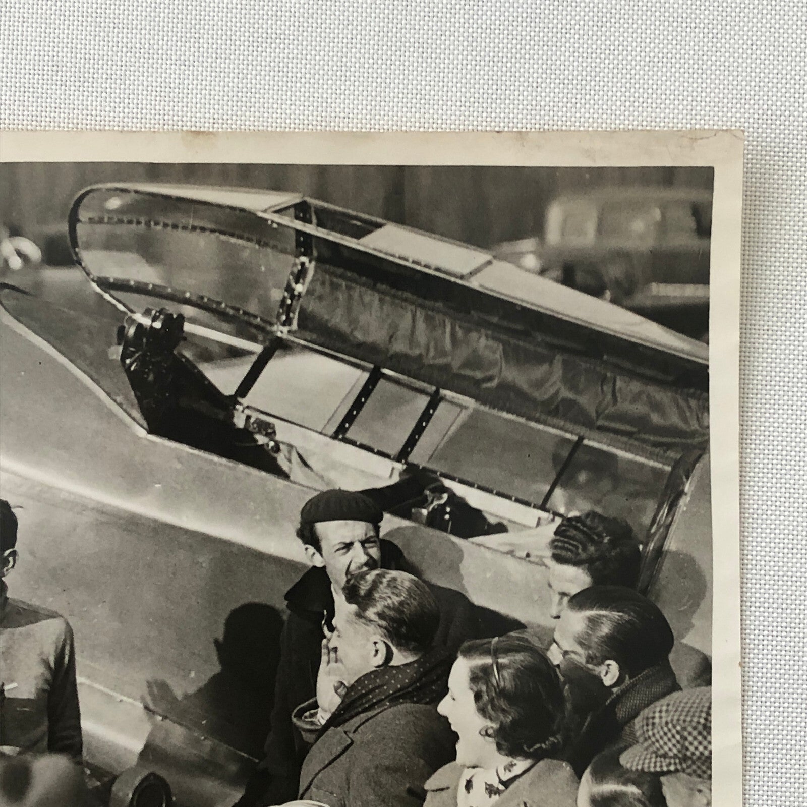 Press Photo Photograph Air Race Aviators Pilots Plane Airplane 1934 London News