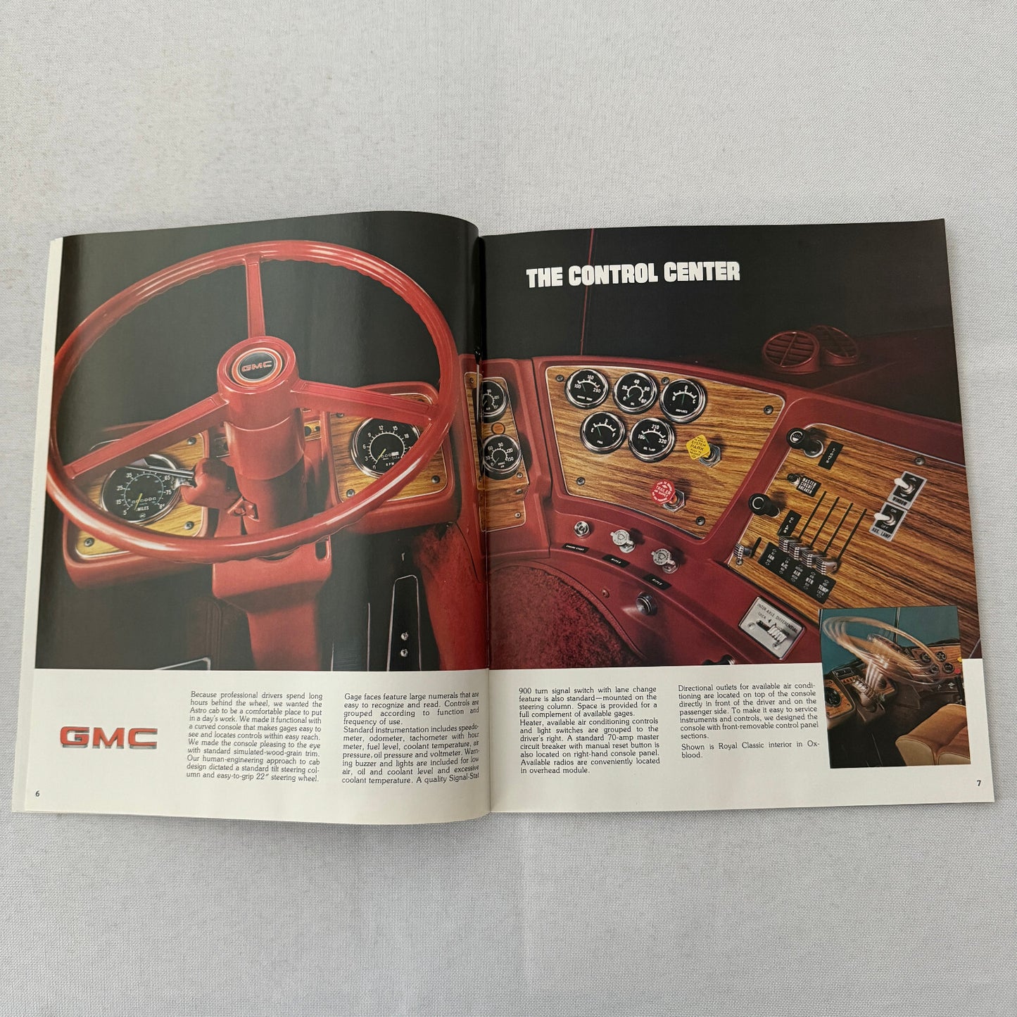 GMC Astro Truck Sales Brochure Catalog Advertising Vintage