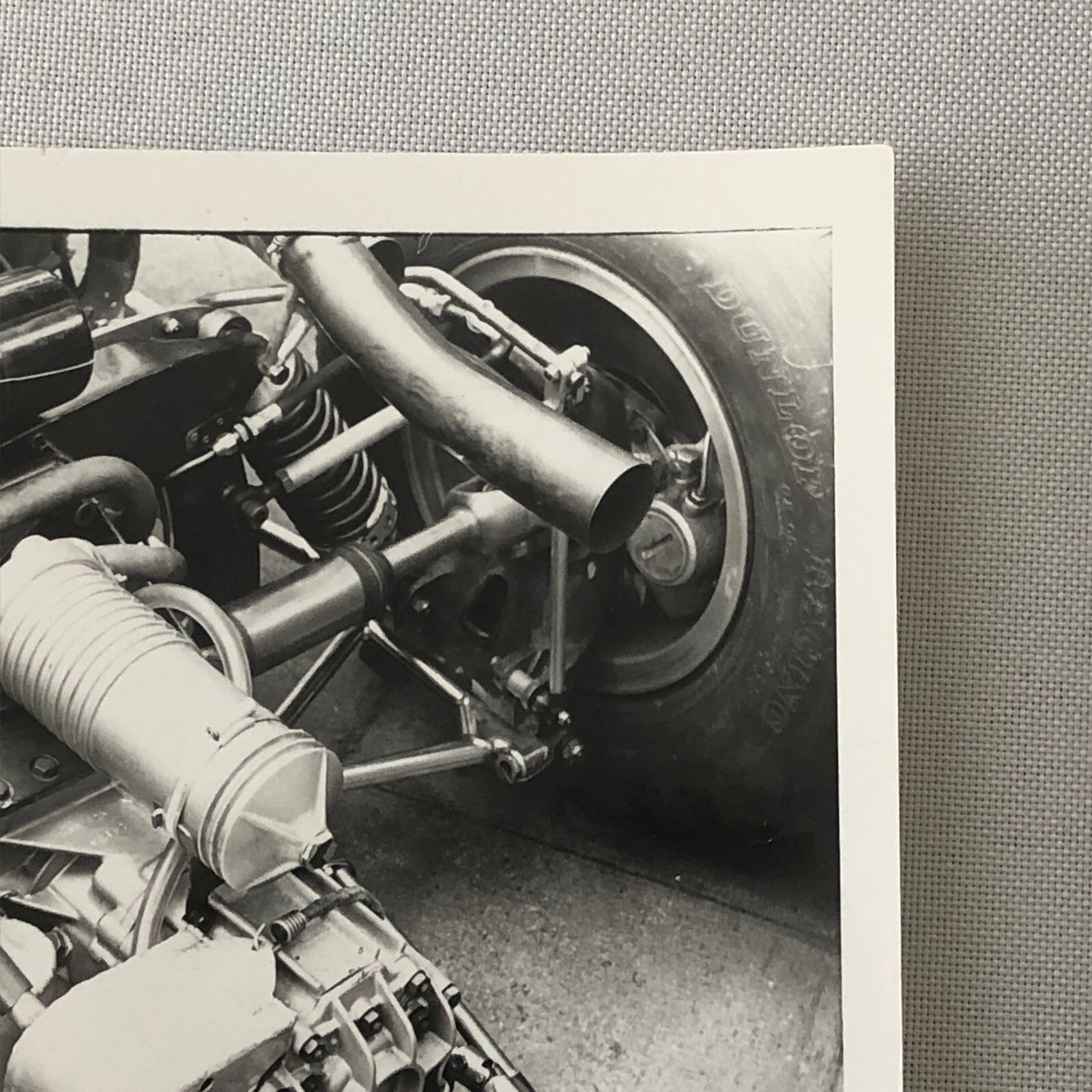 Vintage Grand Prix Racing Car Motor Engine Photo Photograph Print - Tag AL23095
