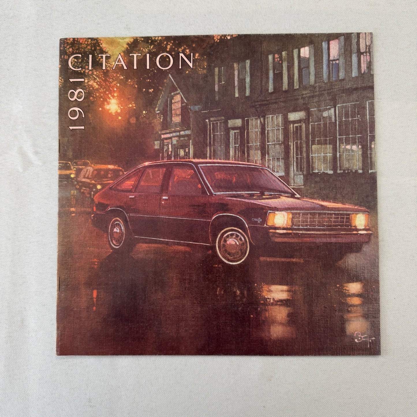 1981 Chevrolet Citation Car Sales Brochure Catalog Chevy X11 X-11