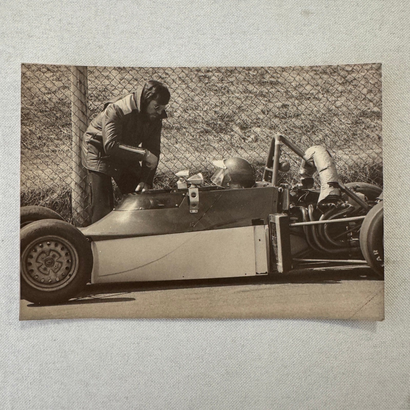 Vintage Car Racing Photo Circuit Mont Tremblant Quebec Photograph