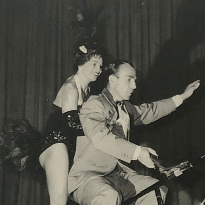 Circus Performer Bicycle Balancing Act 2 Heinkes Vintage Photo Photograph