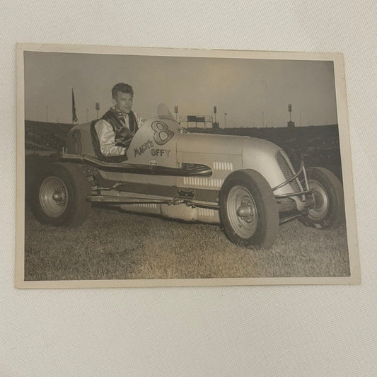 Vintage Midget Racing Car Photo Photograph Print Motorsport Mack's Offy