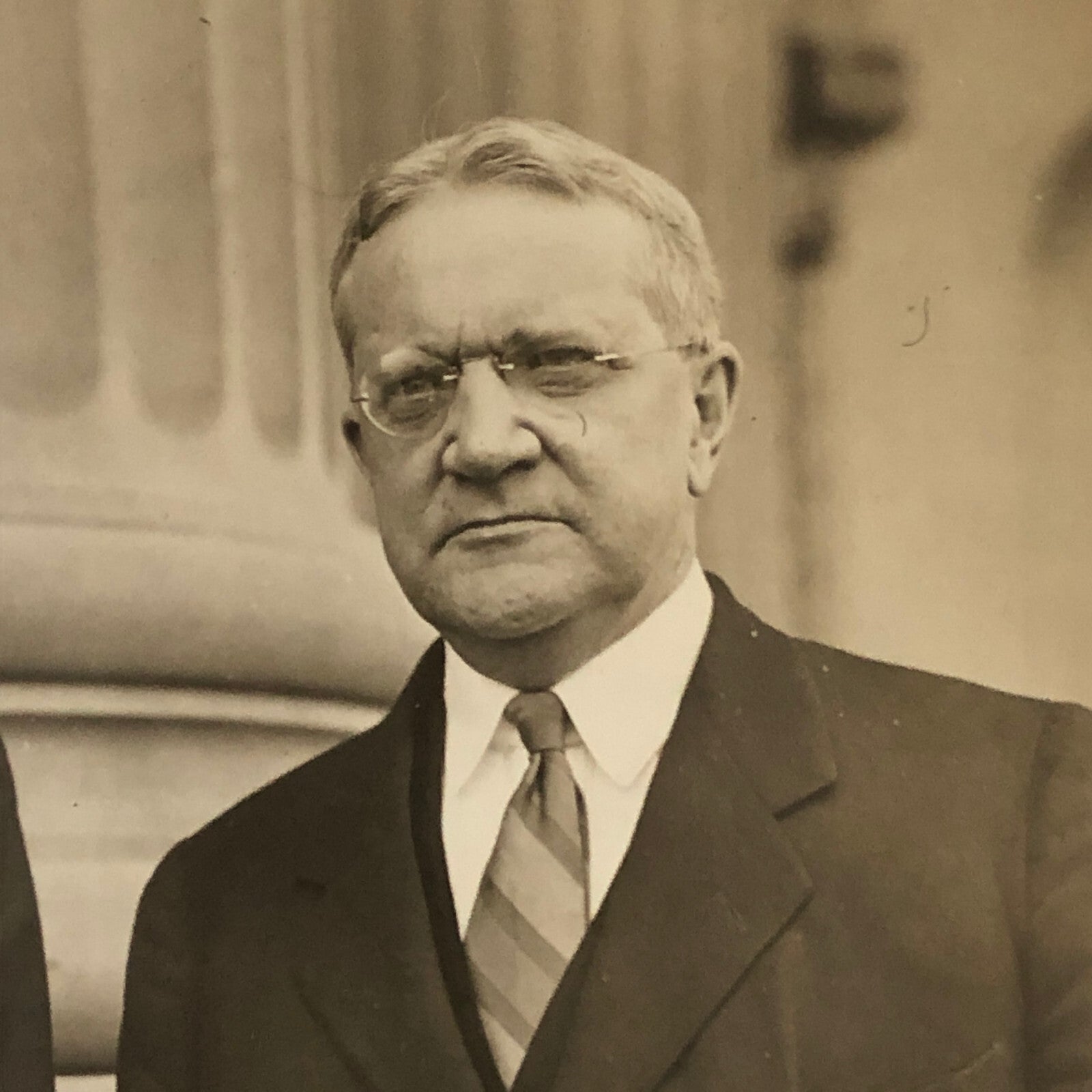 Press Photo Photograph Senator Key Pittman & George H Moses 1931 Underwood Photo