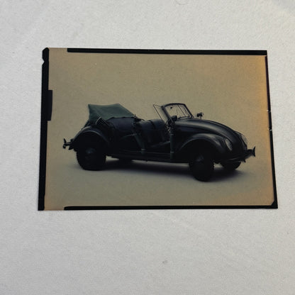 Vintage Volkswagen VW Beetle Convertible Bug Film Transparency Photo
