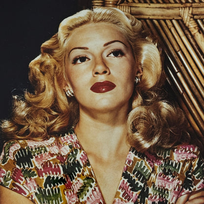 Vintage Lana Turner Actress Photo Photograph Print Beautiful