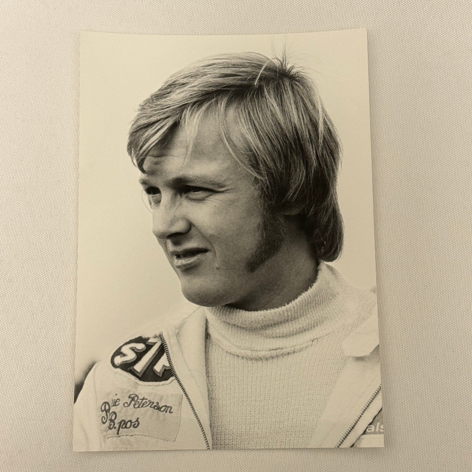 Vintage Racing Photo 1971 Albi F2 Race Ronnie Peterson Driver Motorsport
