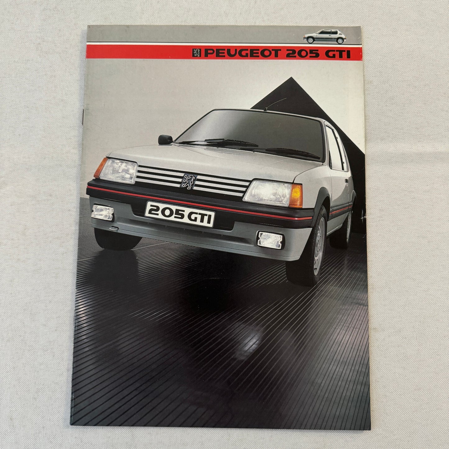 1985 Peugeot GTI Hot Hatch Car Sales Brochure Catalog European