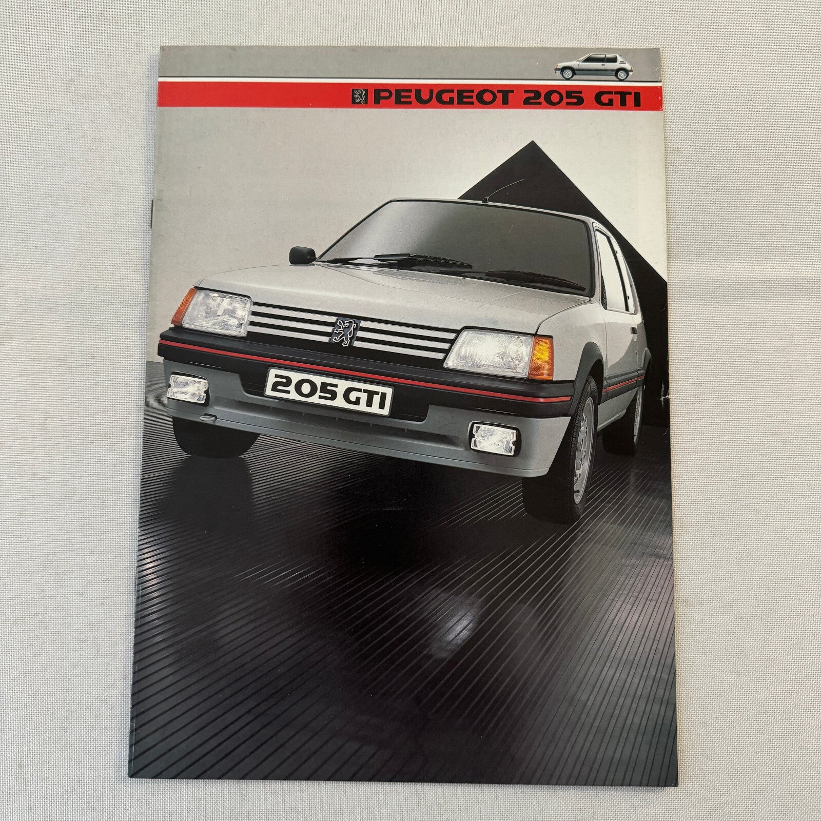 1985 Peugeot GTI Hot Hatch Car Sales Brochure Catalog European