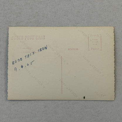 Vintage Train Locomotive Photo Photograph