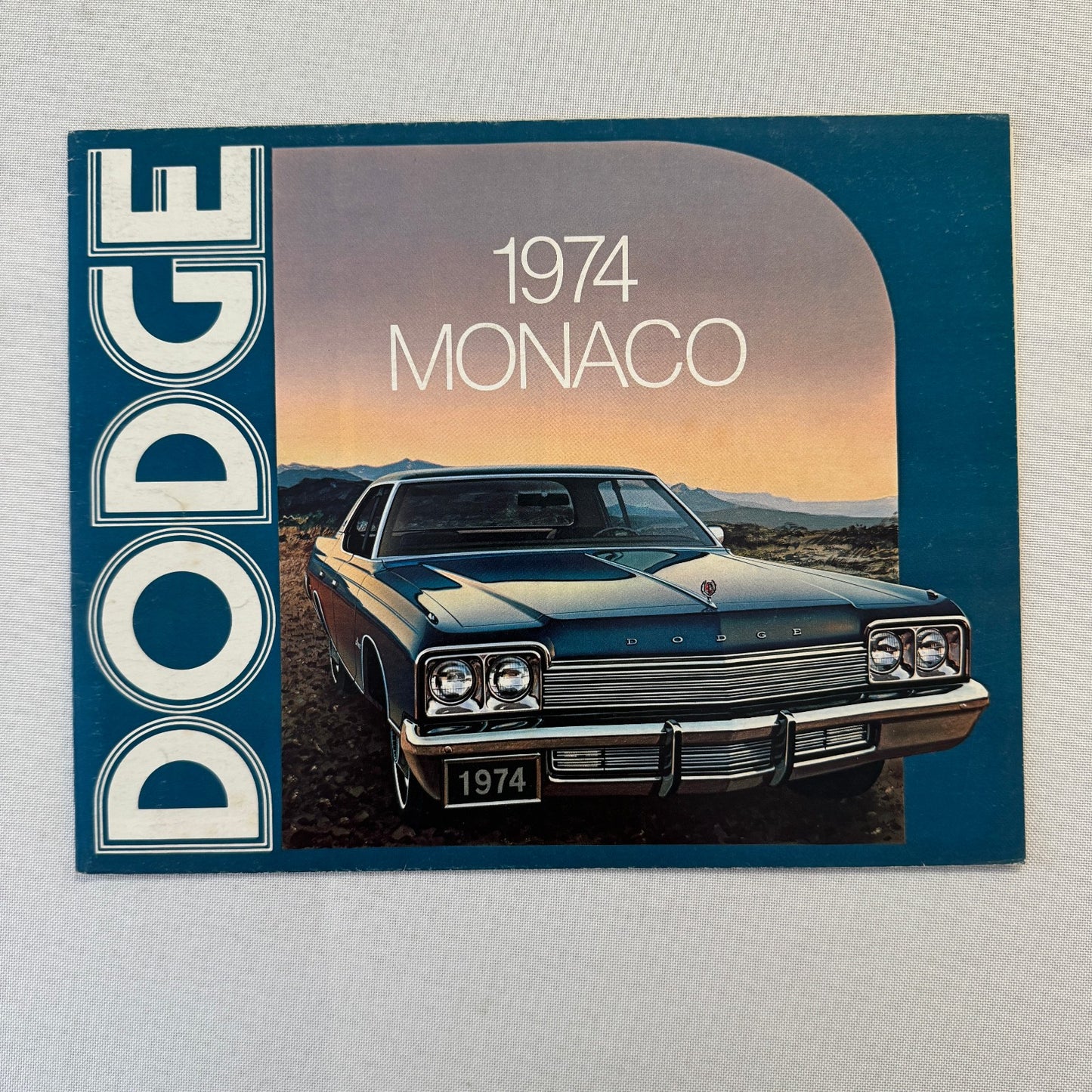 1974 Dodge Monaco Car Sales Brochure Catalog Advertising Custom Brougham Hardtop