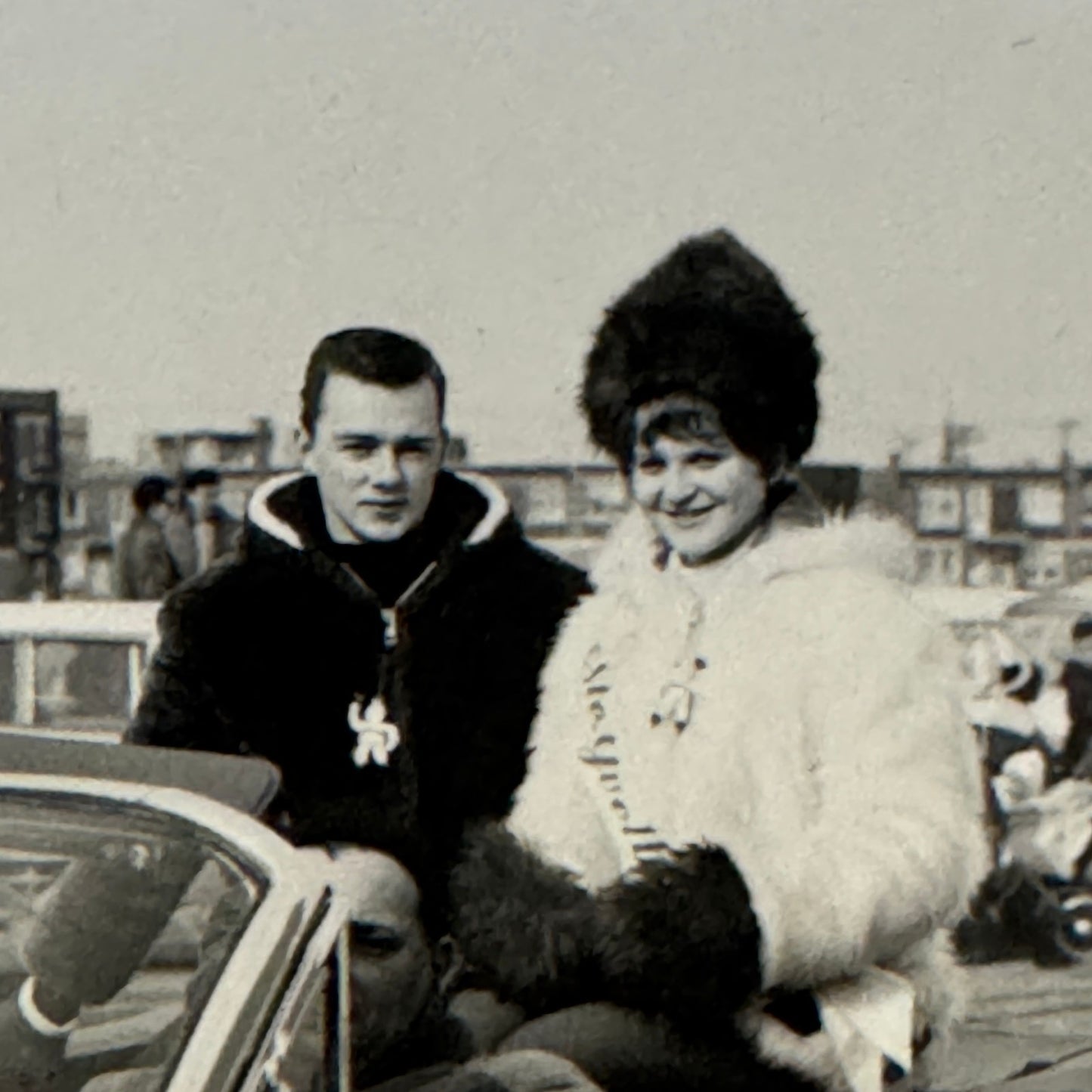 Vintage Parade Car Photo Photograph Print Quebec Canada Chevrolet