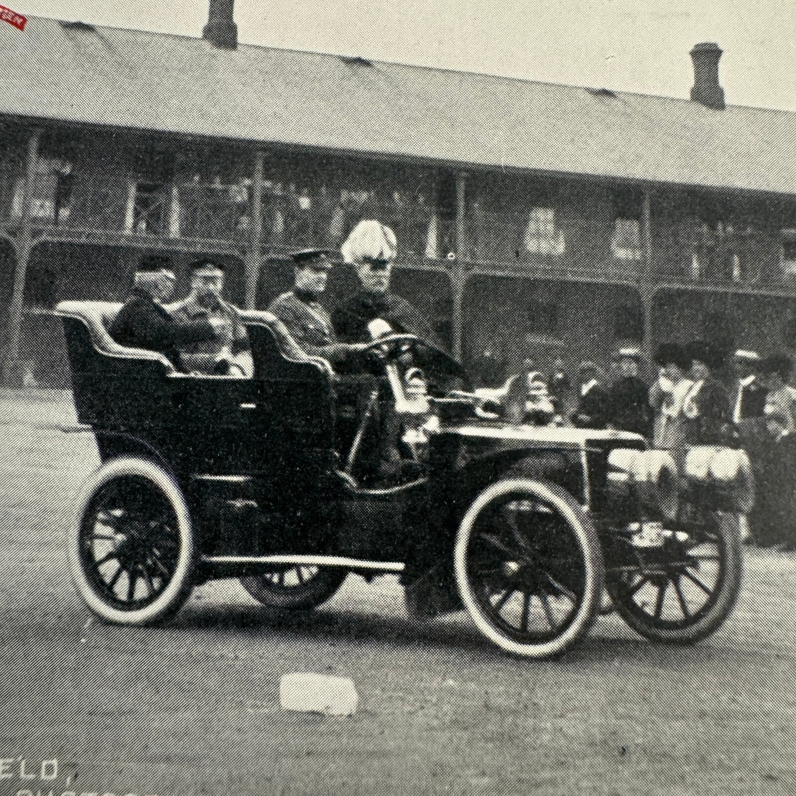Prince of Wales ArchdukeFrederick of Austria Car Automobile Postcard Post Card