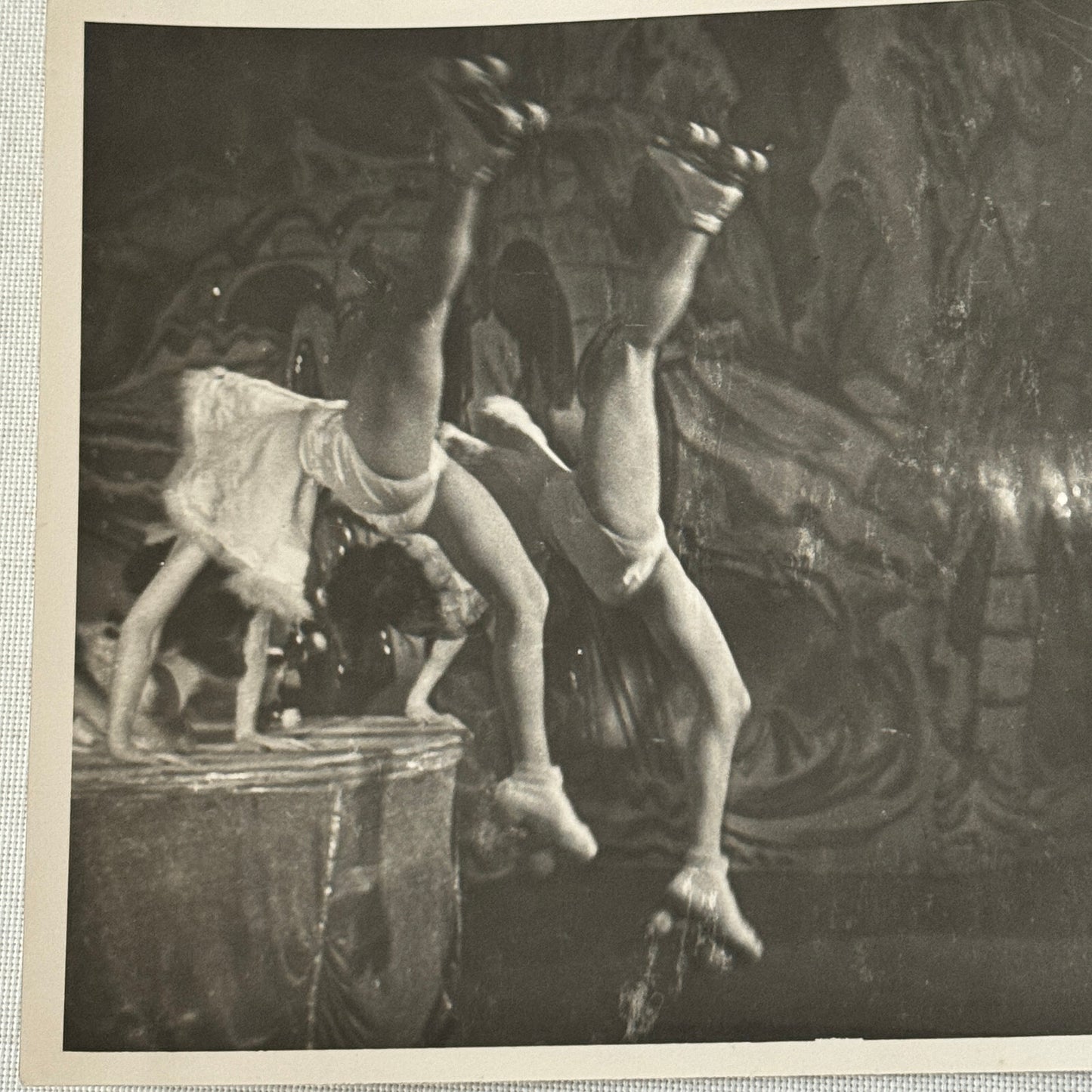Vintage Rollerskating Roller Skate Circus Performer Photo Photograph