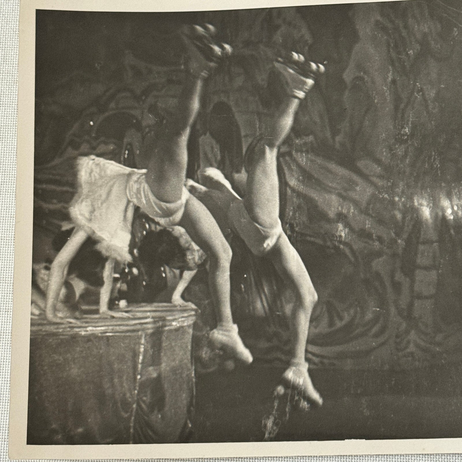 Vintage Rollerskating Roller Skate Circus Performer Photo Photograph