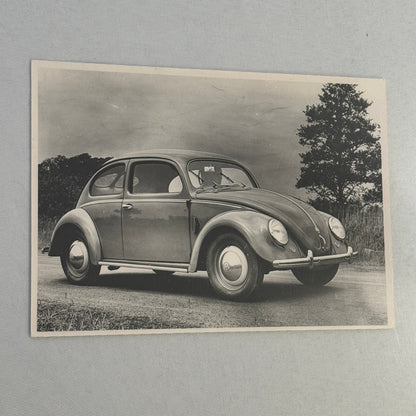 Vintage Volkswagen VW Beetle Bug Car Photo Photograph Print Technik Archiv