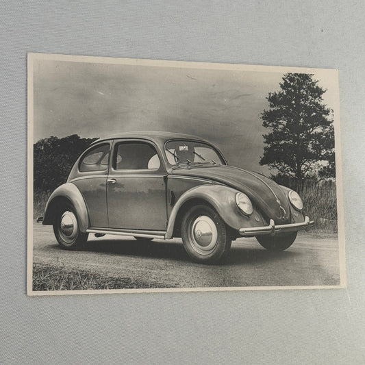 Vintage Volkswagen VW Beetle Bug Car Photo Photograph Print Technik Archiv