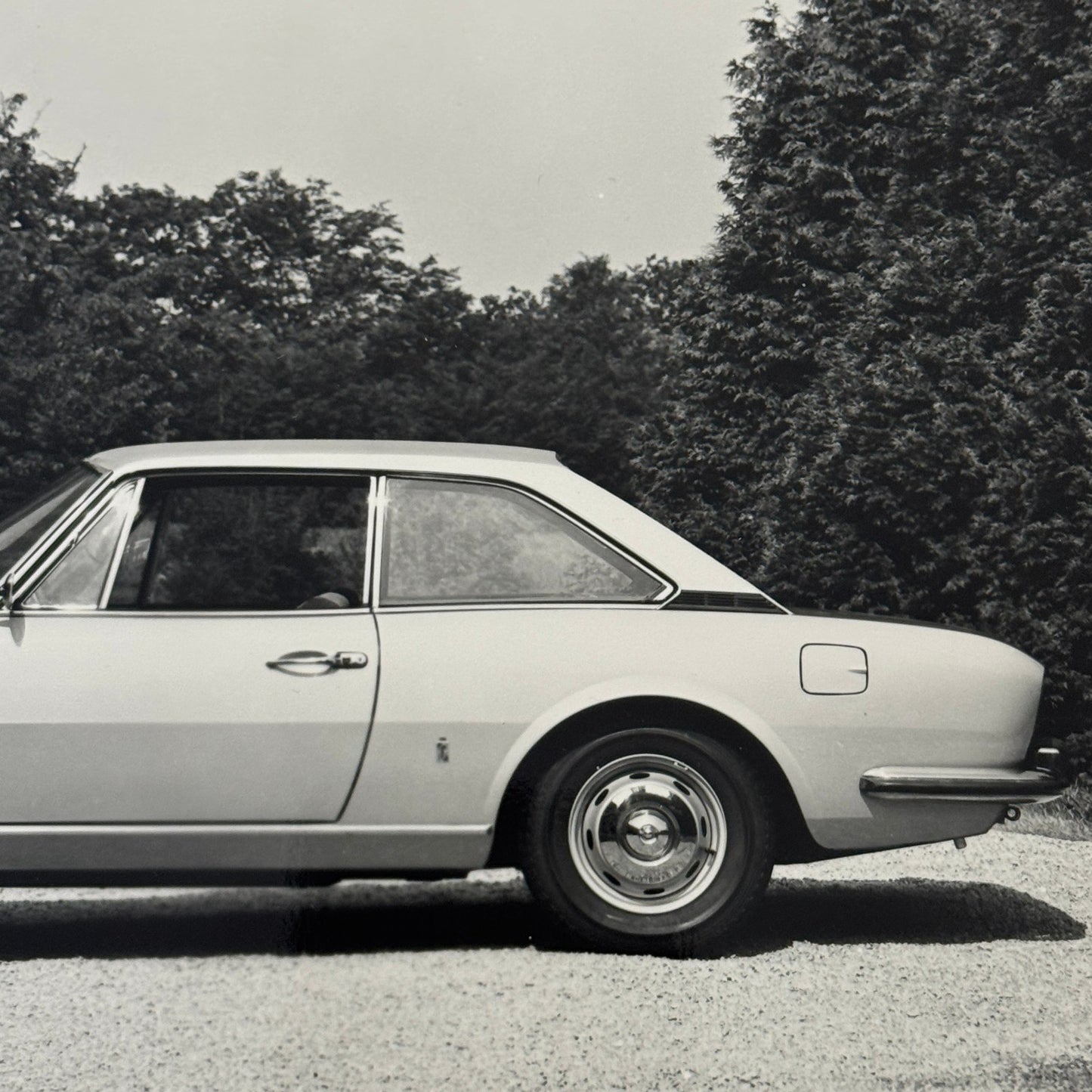 1974 Peugeot 504 Coupe Factory Press Photo Photograph Vintage