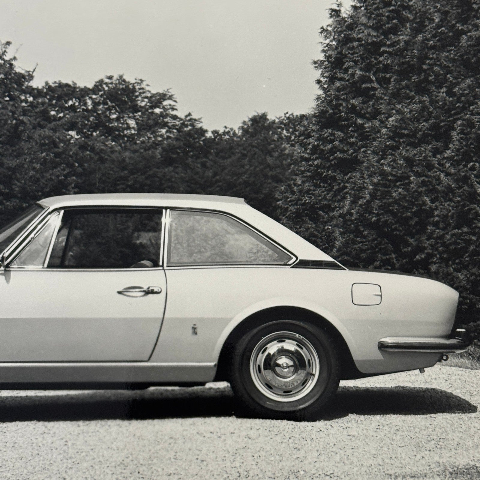 1974 Peugeot 504 Coupe Factory Press Photo Photograph Vintage