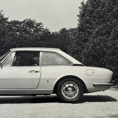 1974 Peugeot 504 Coupe Factory Press Photo Photograph Vintage