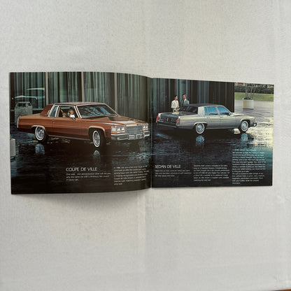 1984 Cadillac Sales Brochure Catalog Sedan Coupe DeVille Fleetwood Brougham