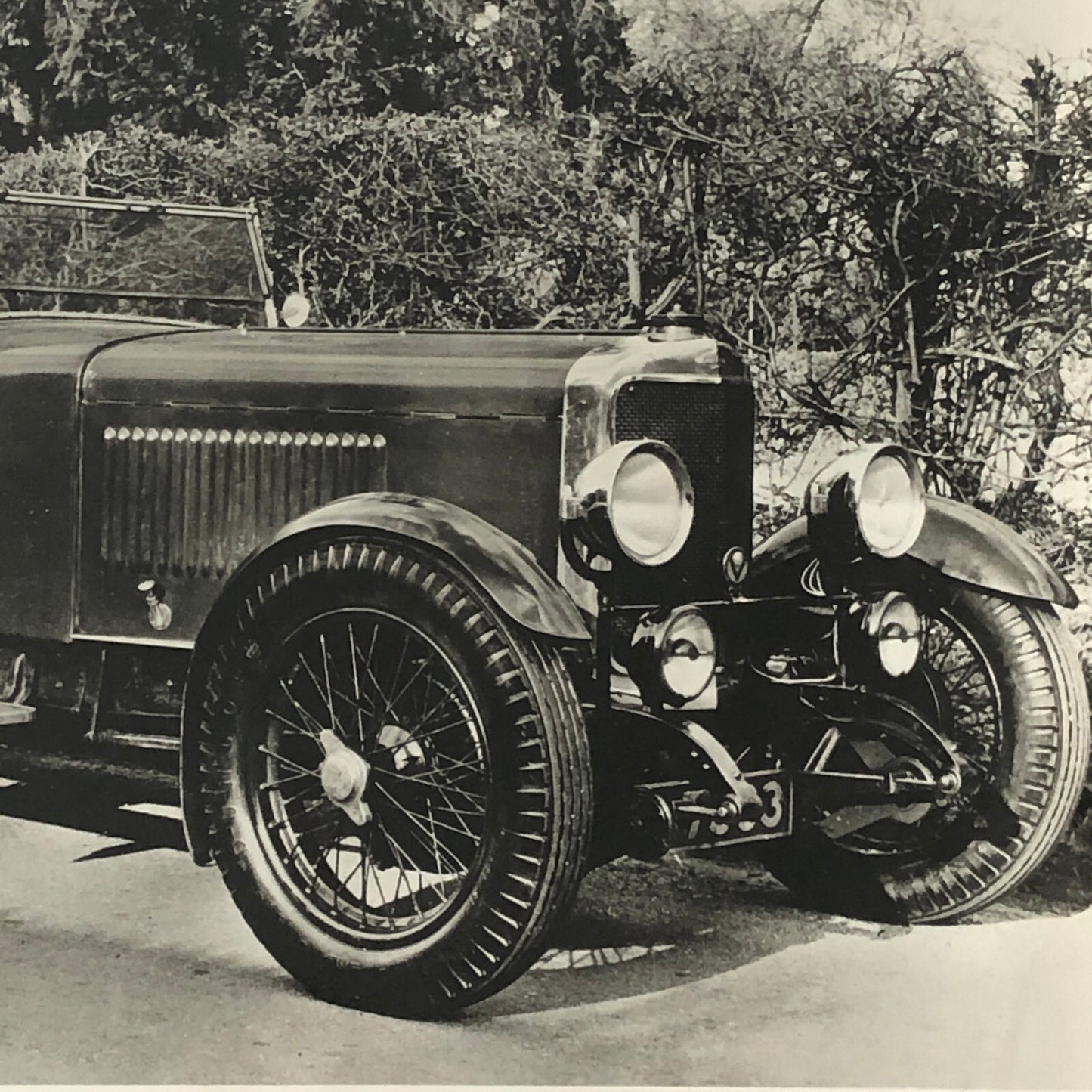 Vintage 1926 Sunbeam Car Automobile British Travel Association Photo Photograph 