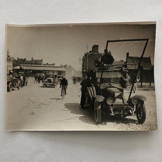 Antique Press Photo Photograph Agence Meurisse Paris Nice Rally Rallye Car ? 