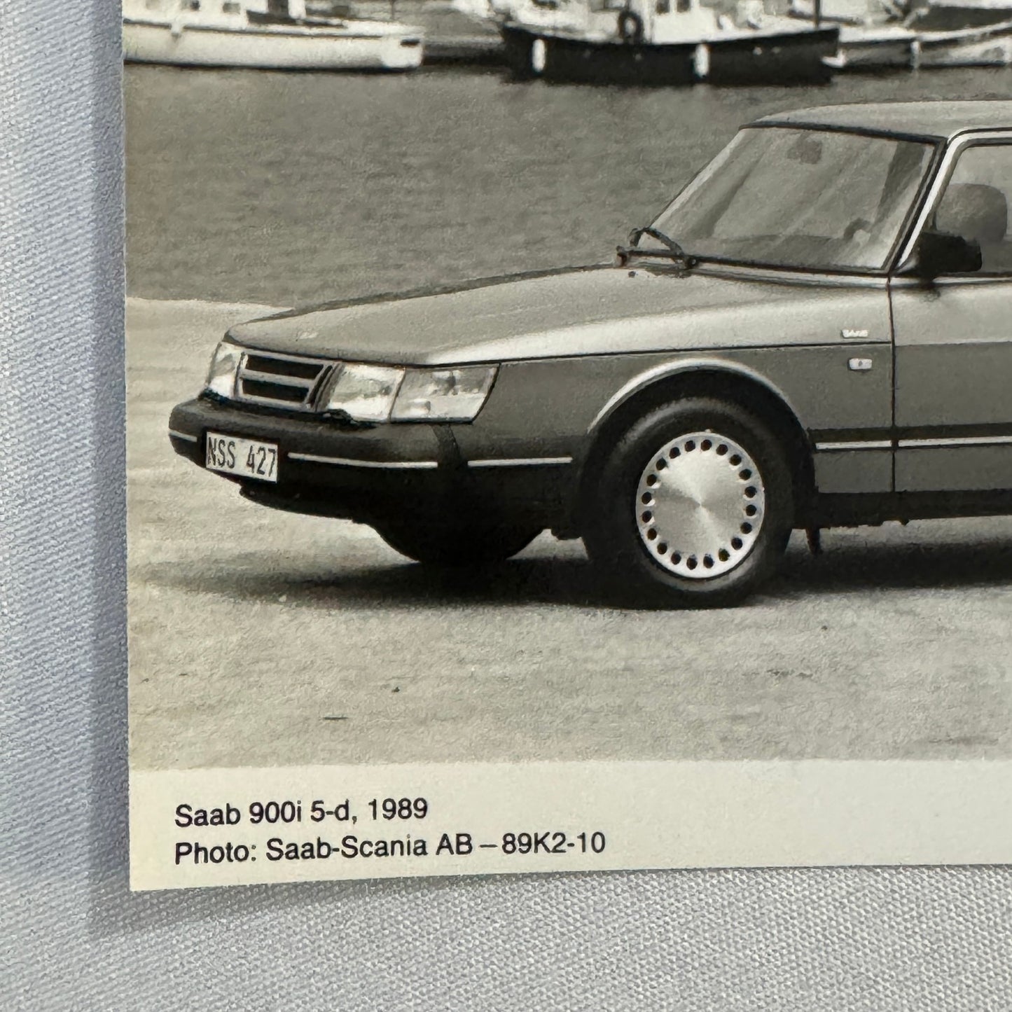 1989 Saab 900i 5 Door Car Automobile Factory Press Photo Photograph Saab 900 i