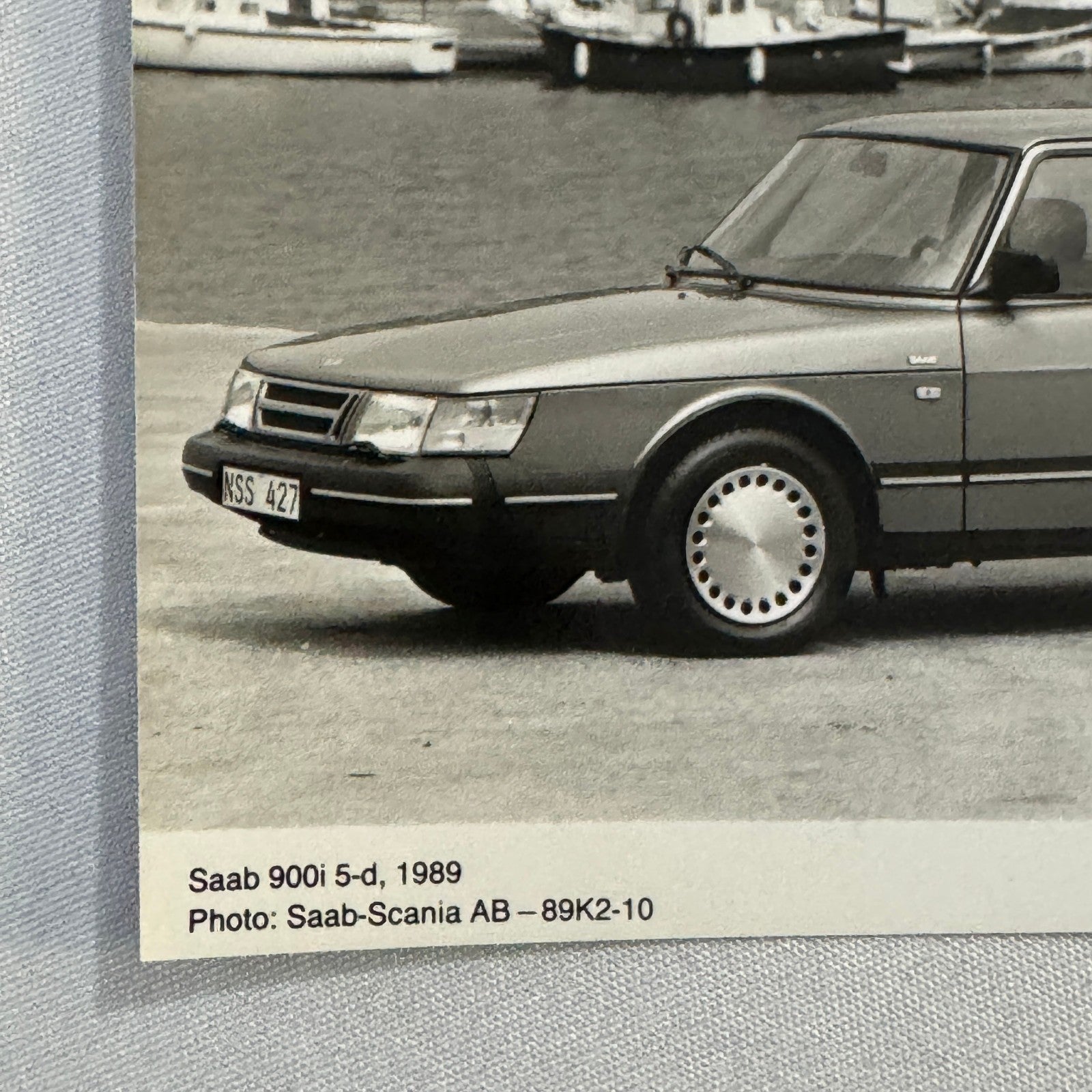1989 Saab 900i 5 Door Car Automobile Factory Press Photo Photograph Saab 900 i