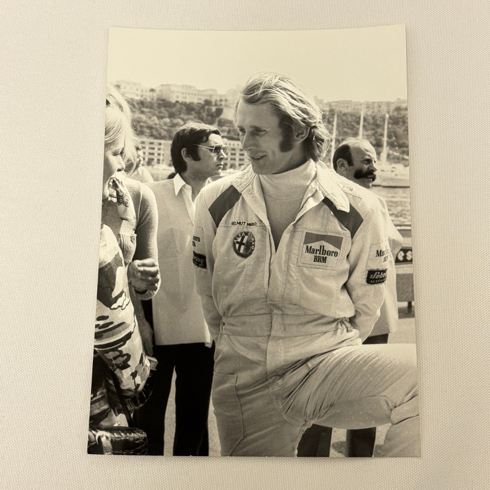 Vintage Racing Photo 1972 Monaco Grand Prix Dr Helmut Marko Photograph