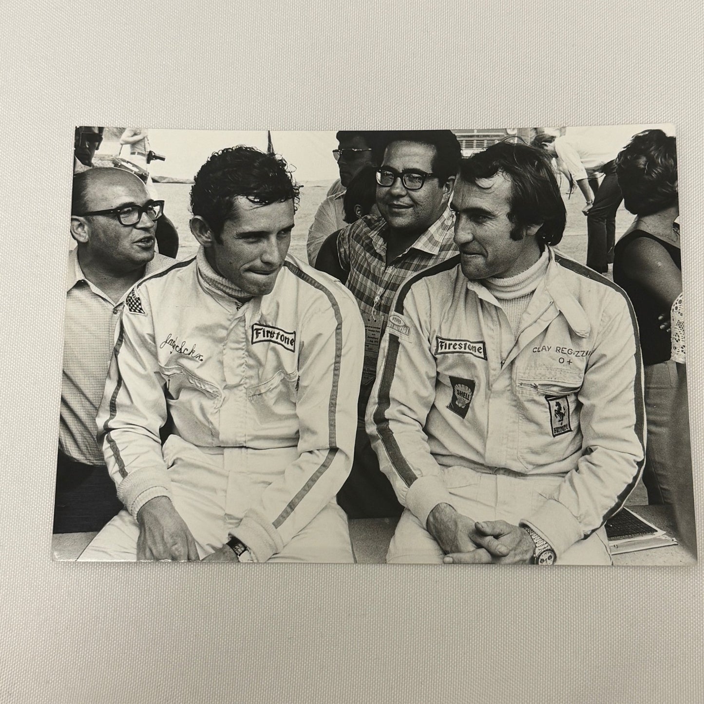 Vintage Racing Photo 1970 German Grand Prix Clay Regazzoni Jacky Ickx Motorsport