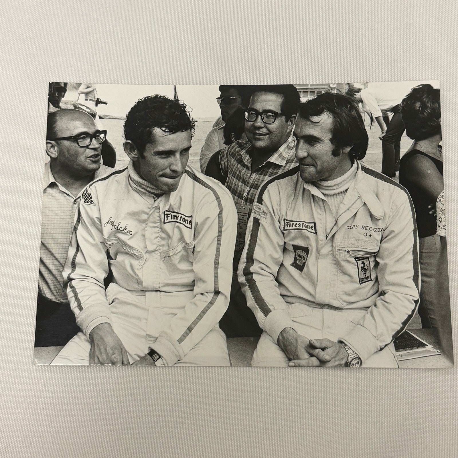 Vintage Racing Photo 1970 German Grand Prix Clay Regazzoni Jacky Ickx Motorsport