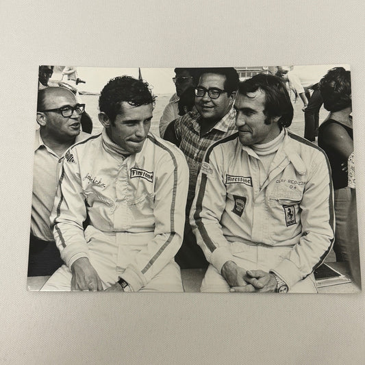 Vintage Racing Photo 1970 German Grand Prix Clay Regazzoni Jacky Ickx Motorsport