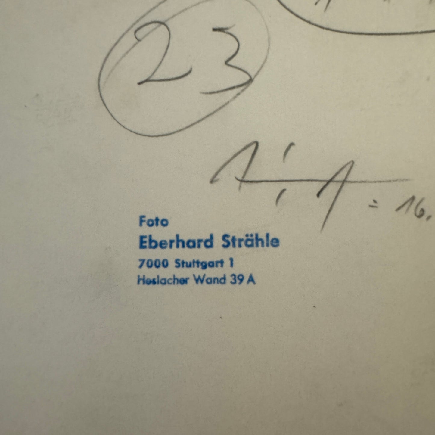 Vintage Porsche Racing Driver Photo Photograph Willi Kauhsen