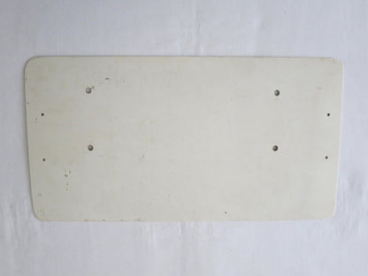 Vintage 1968 Ronde Van Noord Holland Car Rally Participant Plate Plaque RAC West