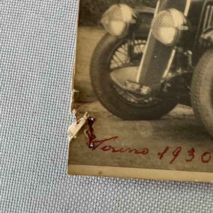 1930 Fiat 508 Italian Racing Real Photo Postcard Post Card Coppa D'Oro Nazzaro +