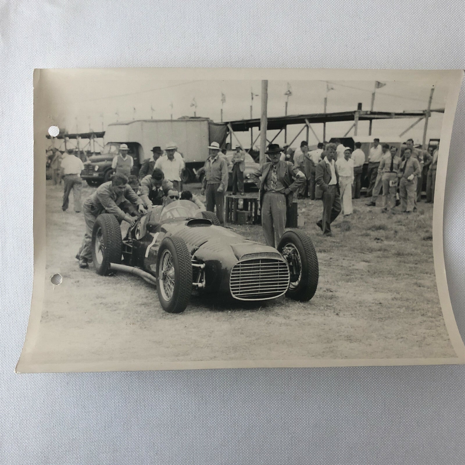 Vintage Racing Car Photograph Photo Print - New Zealand BRM Car ? 