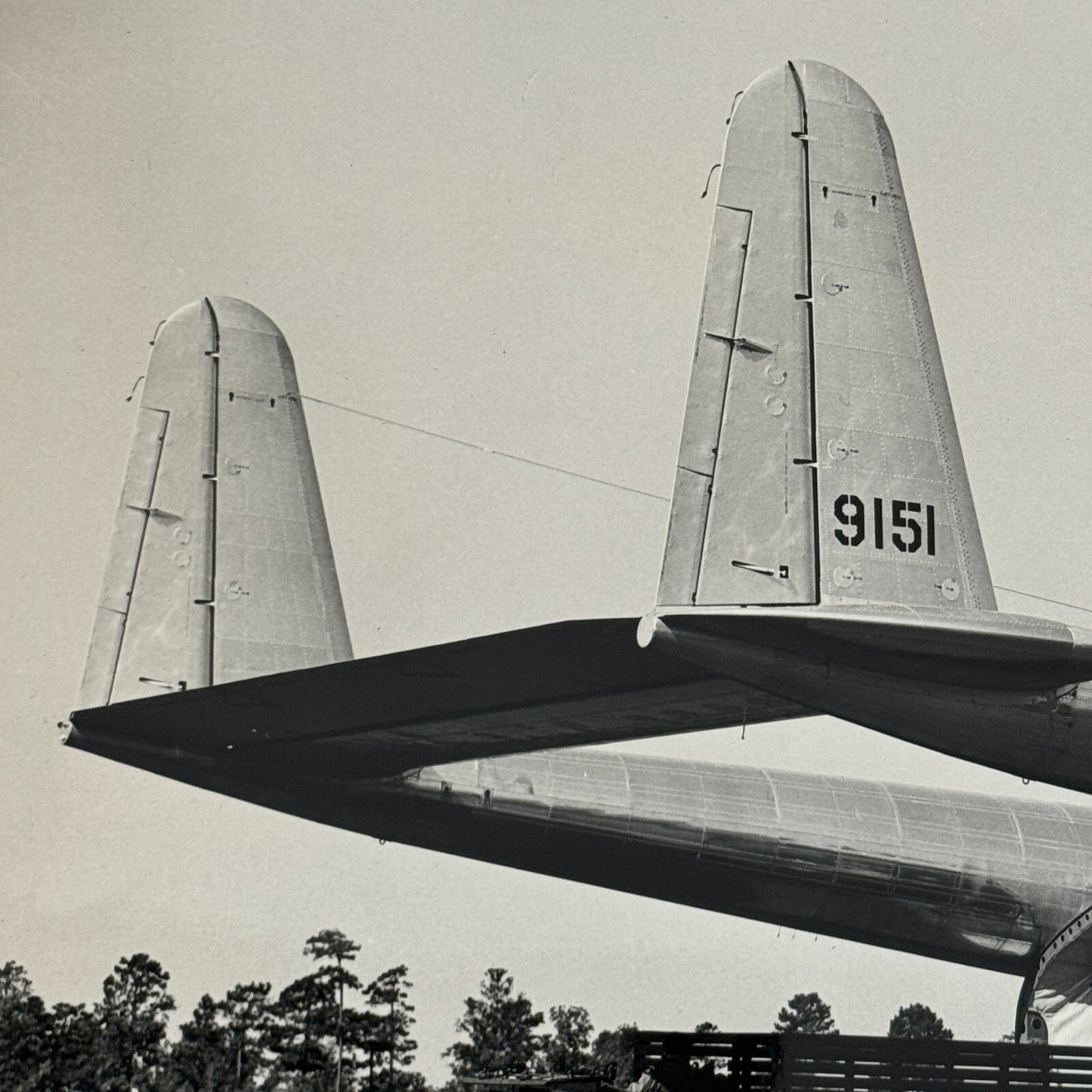 Fairchild Aircraft United States Air Force Airplane Plane Vintage Photo Truck