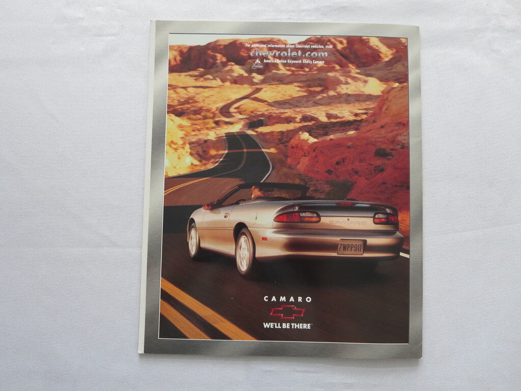 2001 Chevrolet Camaro Sales Brochure Catalog Z28 Coupe Convertible 