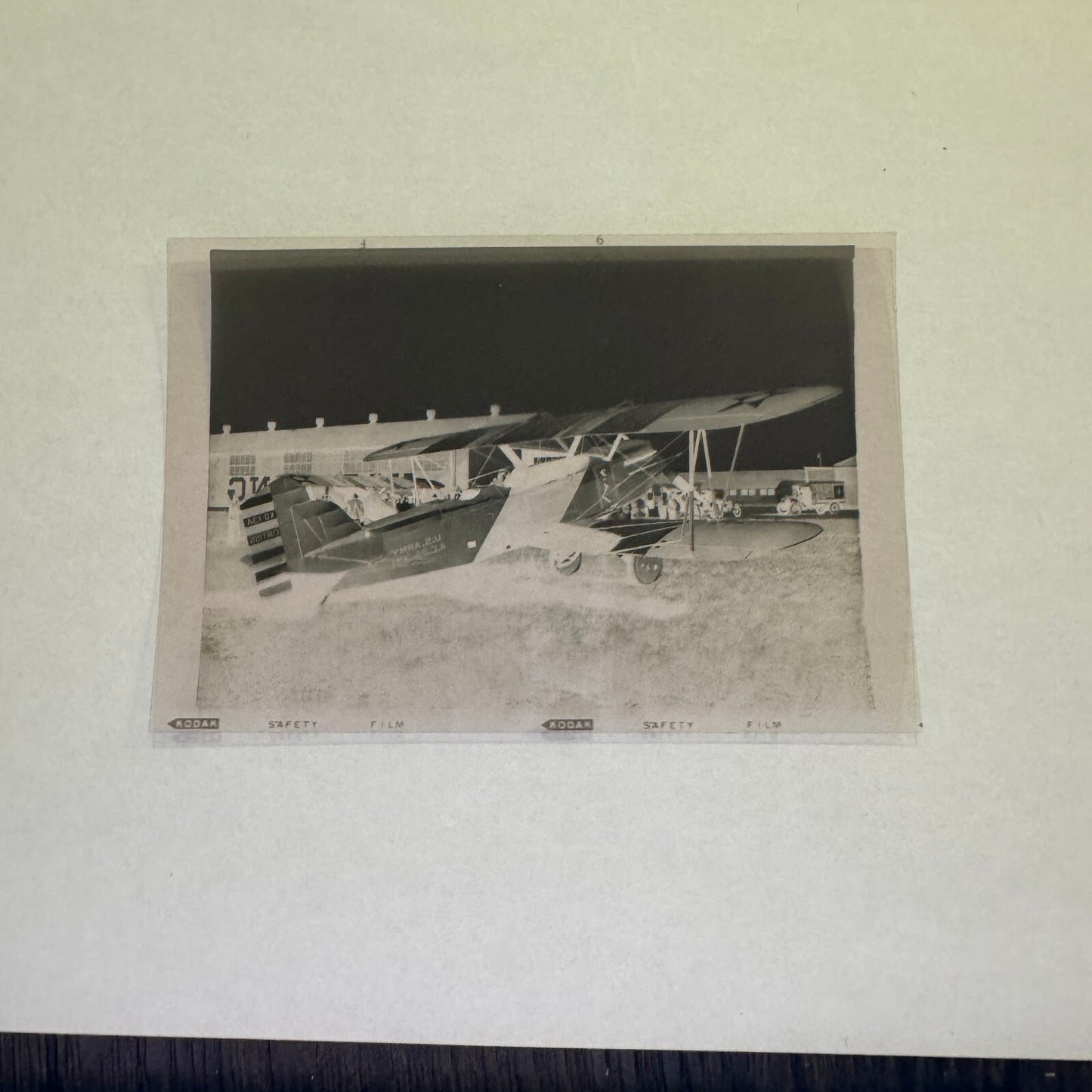 Vintage Photo Negative Curtiss XO-13A Airplane Plane Aircraft Curtiss XO13 XO 13