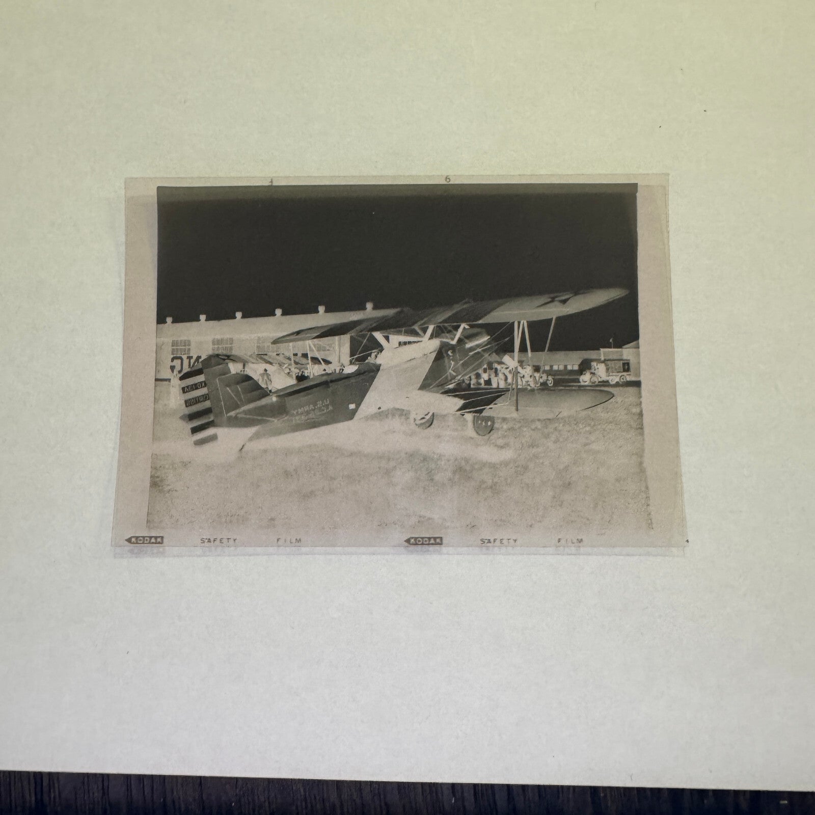 Vintage Photo Negative Curtiss XO-13A Airplane Plane Aircraft Curtiss XO13 XO 13